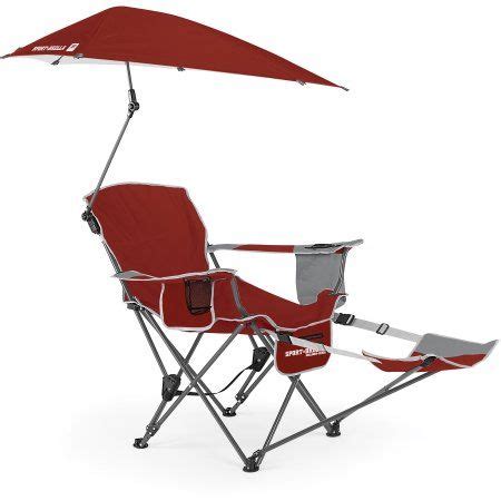 Sport-Brella Recliner Chair, Firebrick Red | Camping chairs, Folding beach chair, Folding chair