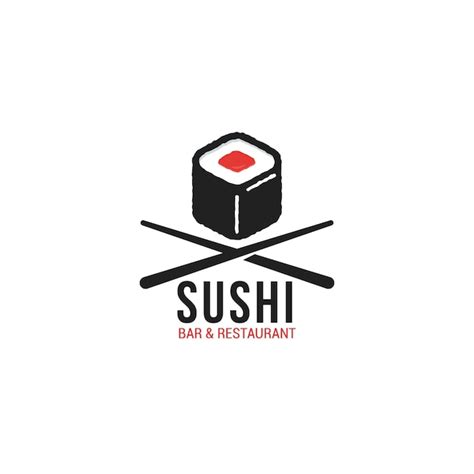 Premium Vector | Sushi restaurant logo
