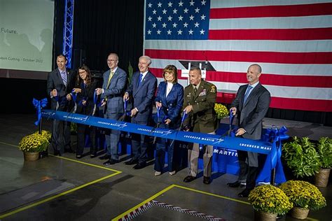 Lockheed Martin holds ribbon cutting for All-Up Round III (AUR III) facility at Camden ...