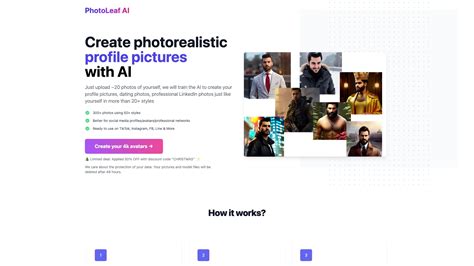 AI LinkedIn Profile Image Generator - PhotoLeaf