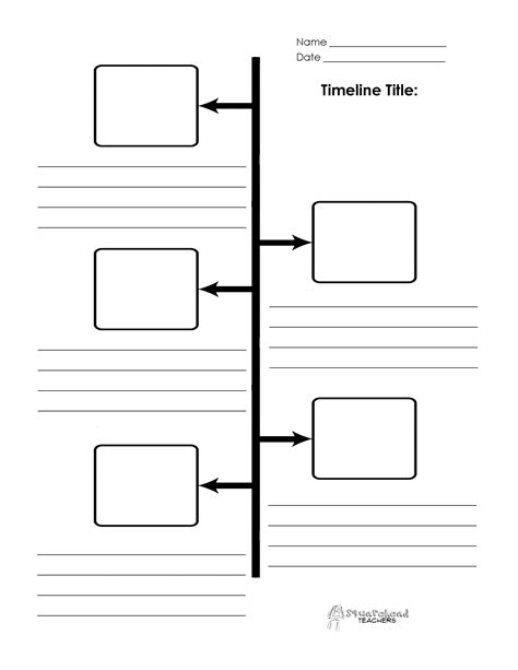 Blank Timeline Worksheet Pdf — db-excel.com