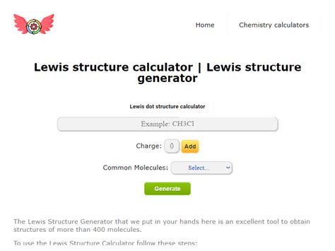 Lewis structure generator - Didactalia: material educativo