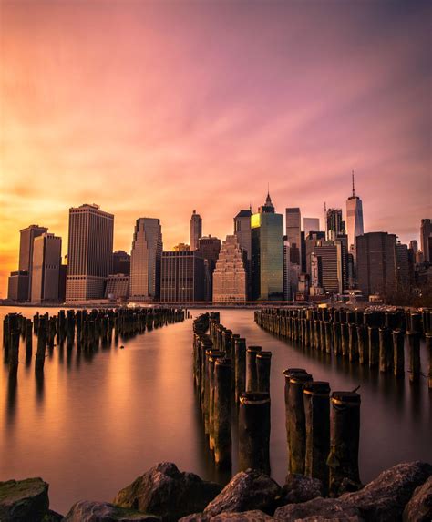 Interesting Photo of the Day: Manhattan Skyline at Sunset