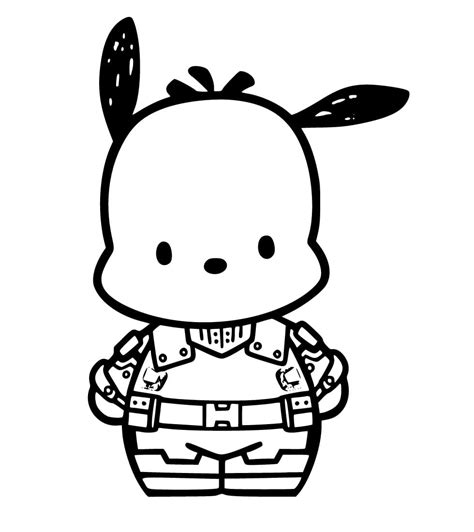 Pochacco Sanrio coloring page - Download, Print or Color Online for Free