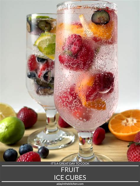 Fruit Ice Cubes