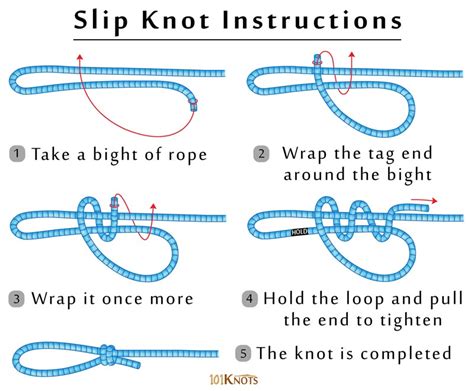 How to Tie a Slip Knot? Tips, Uses, Steps & Video Instructions