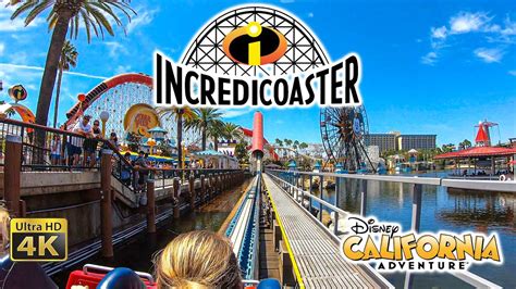 2019 Incredicoaster Roller Coaster On Ride Ultra HD 4K POV Disney California Adventure ...