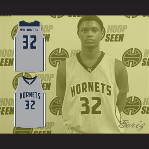 Zion Williamson 32 South Carolina Hornets Gray Basketball Jersey 2 — BORIZ