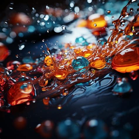 Premium AI Image | agua en movimiento