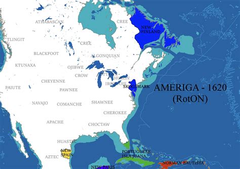 The Continent of Ameriga in the Year 1620 - Rise of the Old Norse : r ...