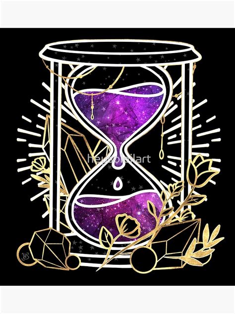 "Mystical Hourglass" Poster for Sale by heysoleilart | Redbubble