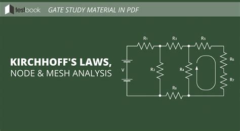 Kirchhoffs Laws, Node and Mesh Analysis - GATE Study Material PDF