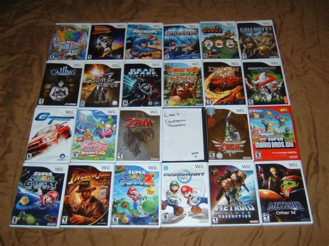 Nintendo Wii Game Collection Part 1 by TinytheGiant on DeviantArt