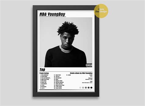 NBA Youngboy Top Album Cover Poster | Etsy