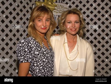 Chynna Phillips and Michelle Phillips at the 1988 Mother Daughter Fashion Show at Beverly Hilton ...