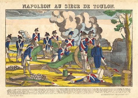 Napoleon Au Siege De Toulon stock image | Look and Learn