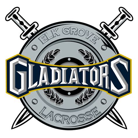 Elk Grove Gladiators Lacrosse new crest looking logo design. Good luck ...