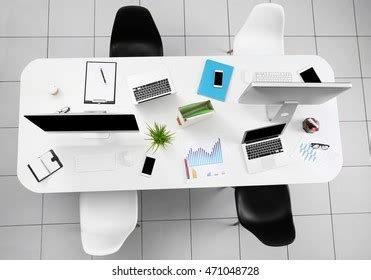 Office Table Chairs Top View Stock Photo 471048728 | Shutterstock