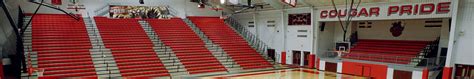 Van Wert High School Gymnasium Seating by Hussey Seating Company