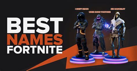 The Coolest Names to Stand Out in Fortnite