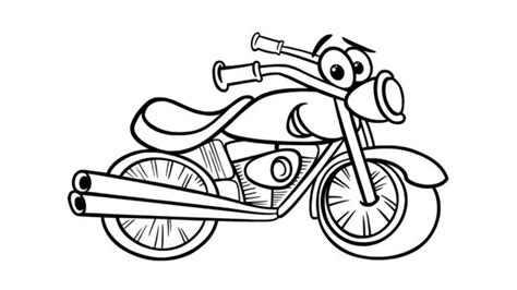 Bike Cartoon Images Drawing