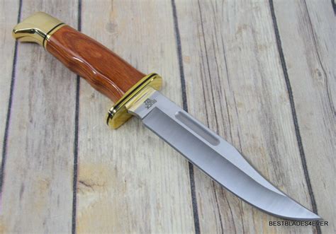 BUCK 119 SPECIAL COCOBOLO FIXED BLADE HUNTING KNIFE MADE IN USA FULL ...