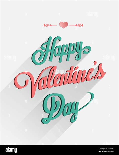 Happy valentines day vector in cursive font Stock Vector Image & Art ...