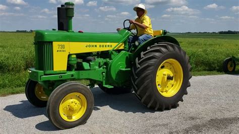 1958 John Deere 730 Diesel Wheatland Tractor - YouTube