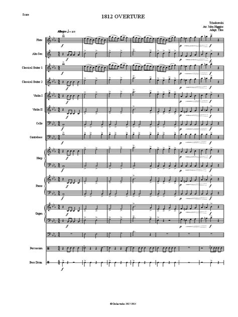 #1812 Overture - Score | PDF