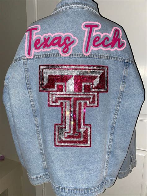 Pink Texas Tech Jacket - Etsy