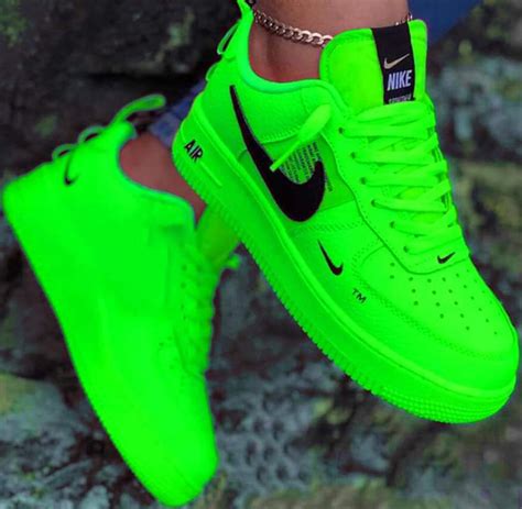 #airforce1 #customshoes Neon Nike Shoes, Nike Neon, Jordan Shoes Girls ...