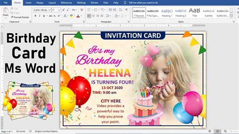 Microsoft Word Birthday Card Template – Cardtemplate.my.id