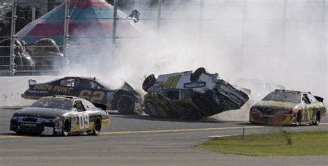 Dale Earnhardt Jr. crashes in a Nascar Nationwide Series race at ...