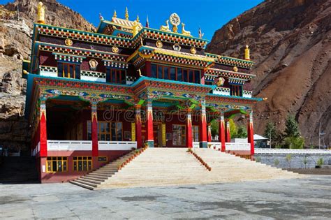 Buddhist Monastery in Kaza, Spiti Valley Stock Image - Image of india ...