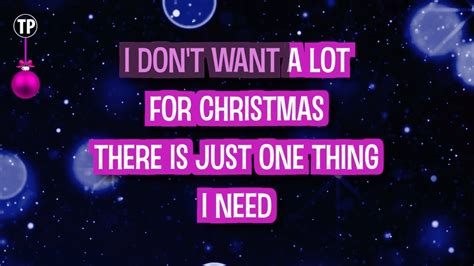 Mariah Carey - All I Want for Christmas Is You (Karaoke Version) - YouTube