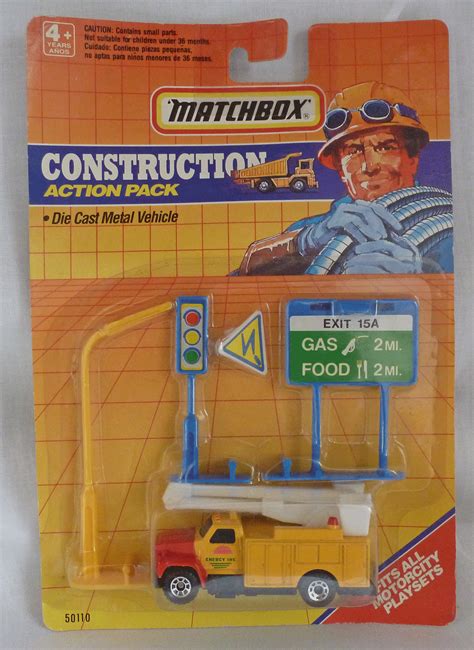 Rockertron Toys. Matchbox Construction Action Pack Utility Truck