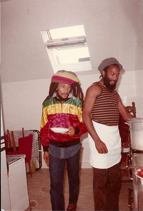 **Bob Marley** & Antonio 'Gilly' Gilbert, Gronalund, Stockholm, Sweden ...