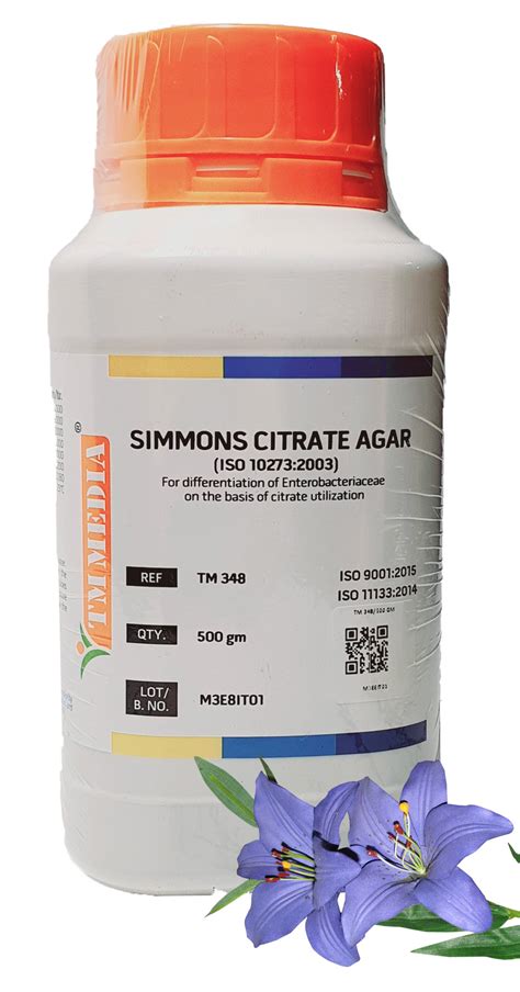 SIMMONS CITRATE AGAR(ISO 10273:2003)