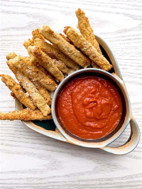 Easy Air Fryer Crispy Parmesan Eggplant Fries - Return to the Kitchen