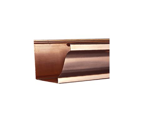 K-Style Copper Gutter, 5″ & 6″, 16 & 20 oz. – Classic Gutter Systems