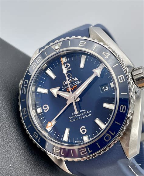 OMEGA SEAMASTER PLANET OCEAN 600M BLUE TITANIUM CO‑AXIAL CHRONOMETER ...