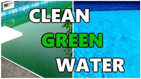 Green To Clean Pool Instructions