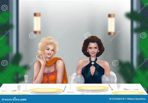 Gentlemen prefer blondes editorial stock photo. Illustration of ...