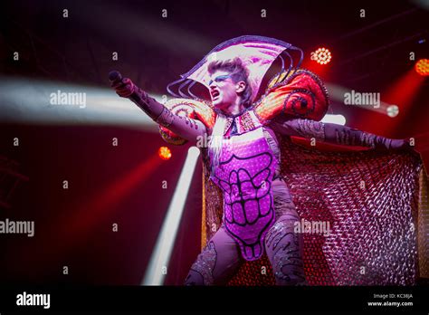 The Canadian singer, electronic musician and songwriter Peaches performs a live concert at the ...