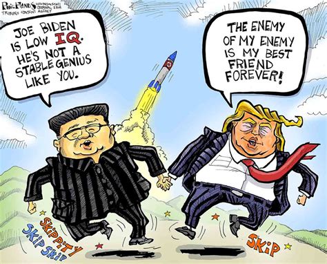 Political Cartoon U.S. Kim Jong Un Trump Joe Biden Stable Genius | The Week