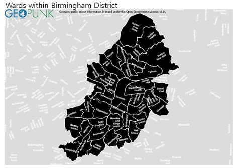 Map and Details for Birmingham City Council Local Authority