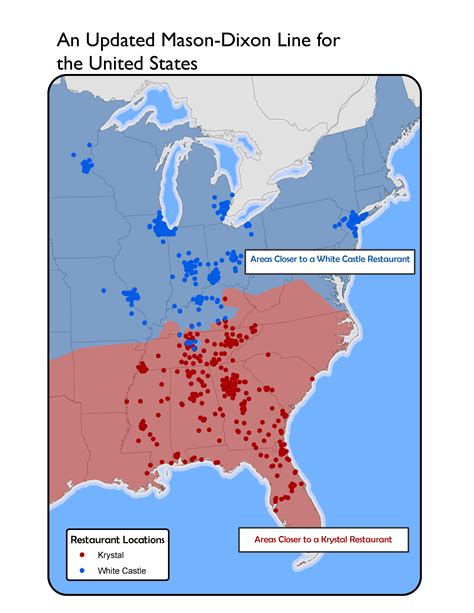 A different way of defining the line between the South and North ...