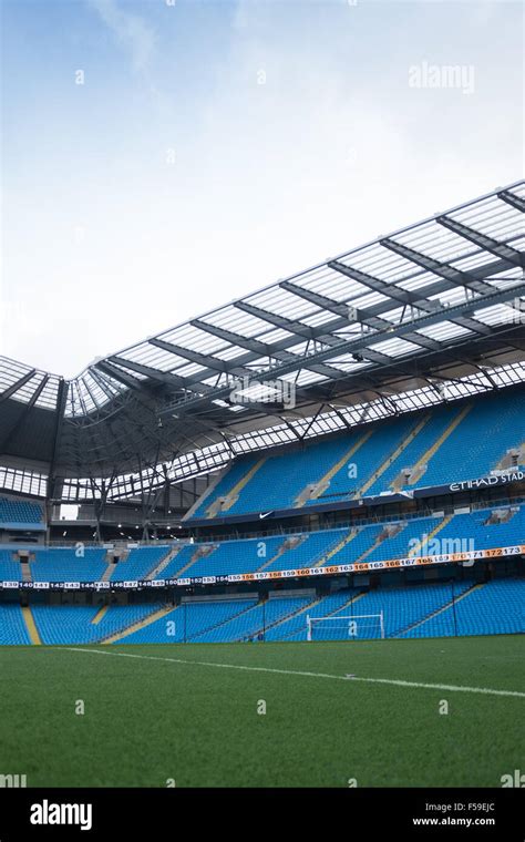 Etihad Stadium, home of Manchester City football club Stock Photo - Alamy