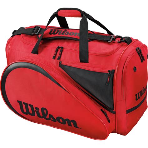 Wilson All Gear 9 Racket Padel Tennis Bag - Red - Tennisnuts.com