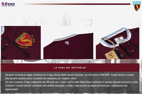 Class: Salernitana 19-20 Home, Away, Third & Centenary Kits Released - Footy Headlines